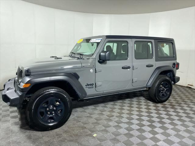 used 2021 Jeep Wrangler Unlimited car, priced at $33,995