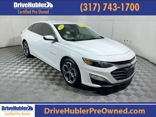 used 2021 Chevrolet Malibu car, priced at $16,303