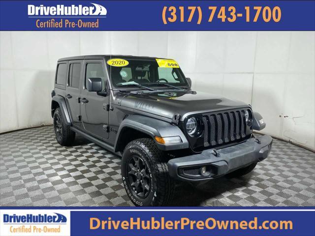 used 2020 Jeep Wrangler Unlimited car, priced at $28,218