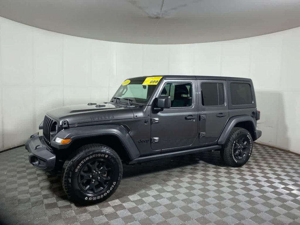 used 2020 Jeep Wrangler Unlimited car, priced at $27,195