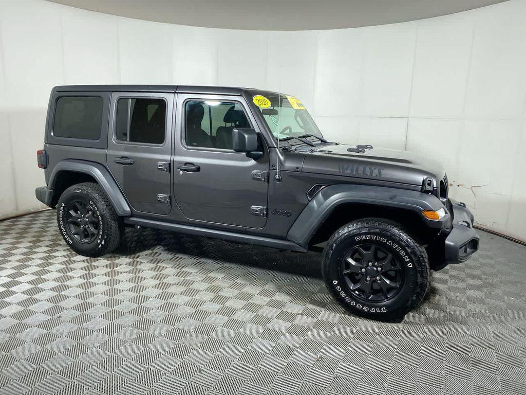 used 2020 Jeep Wrangler Unlimited car, priced at $27,195