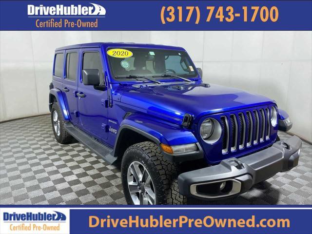 used 2020 Jeep Wrangler Unlimited car, priced at $28,249