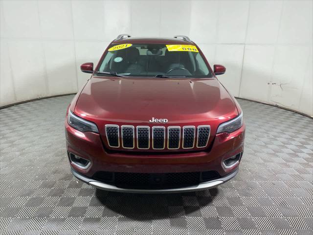 used 2021 Jeep Cherokee car, priced at $21,495