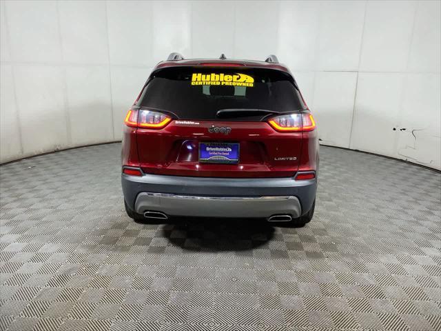 used 2021 Jeep Cherokee car, priced at $21,495