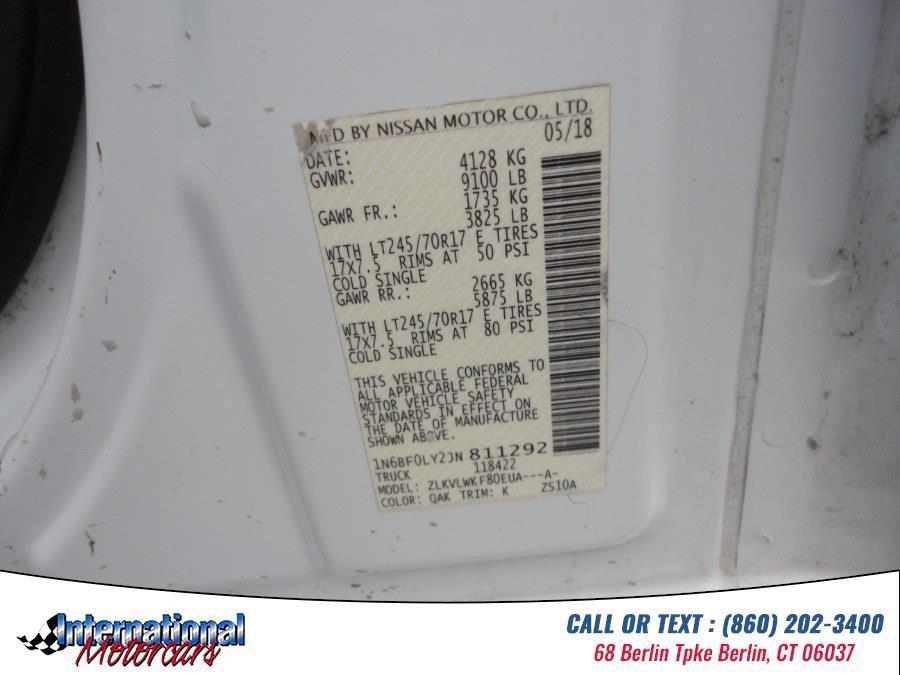 used 2018 Nissan NV Cargo NV2500 HD car, priced at $18,980