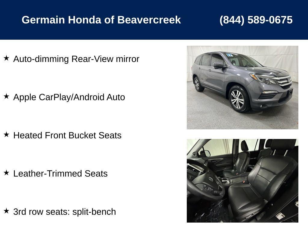 used 2017 Honda Pilot car, priced at $18,259