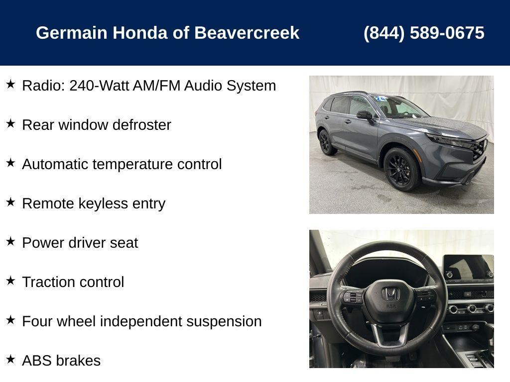 used 2024 Honda CR-V Hybrid car, priced at $35,618