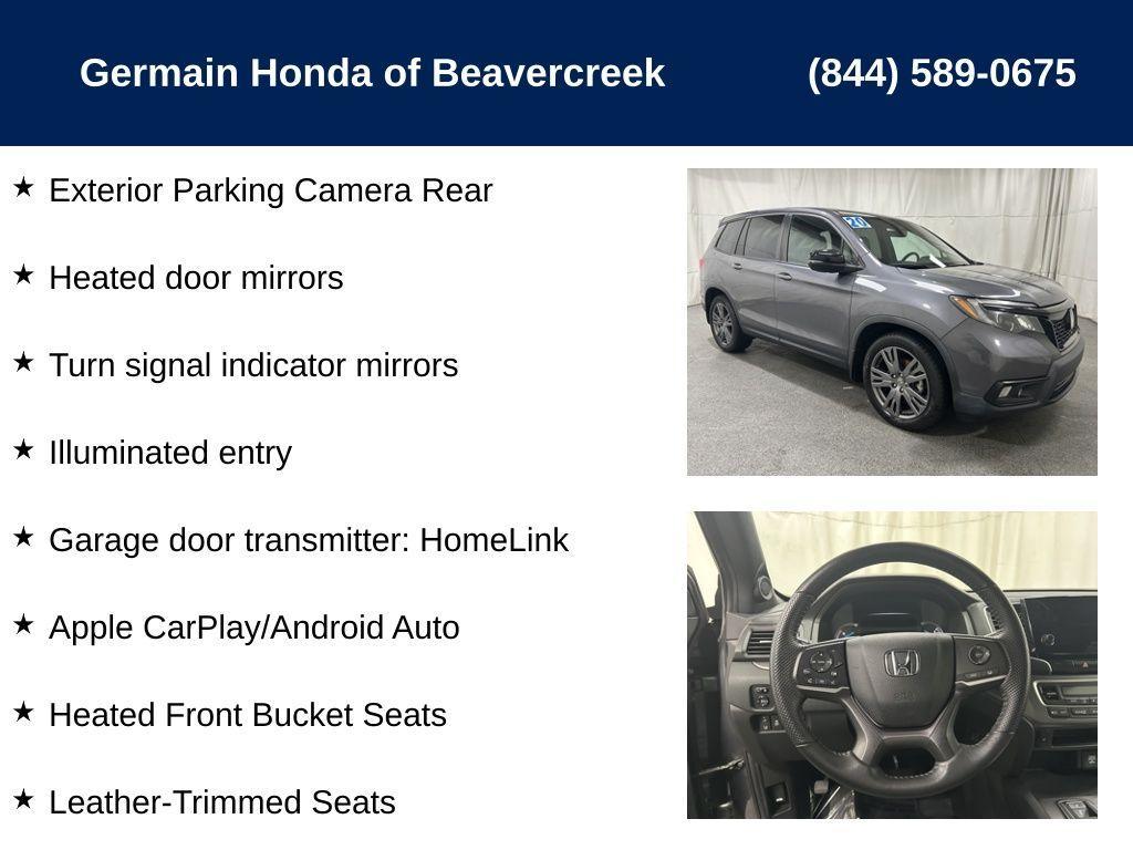 used 2020 Honda Passport car, priced at $21,663