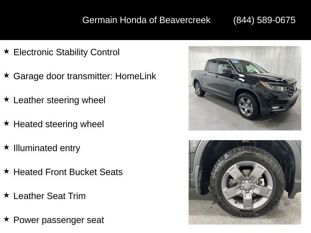 used 2025 Honda Ridgeline car, priced at $42,985