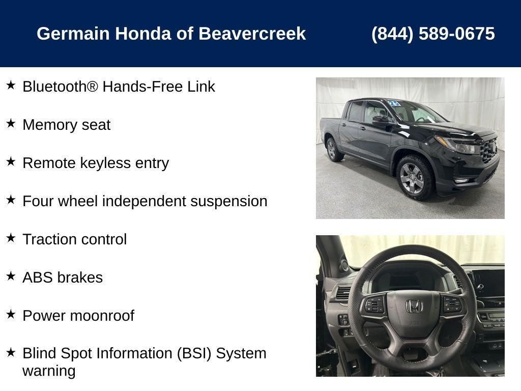 used 2025 Honda Ridgeline car, priced at $41,398