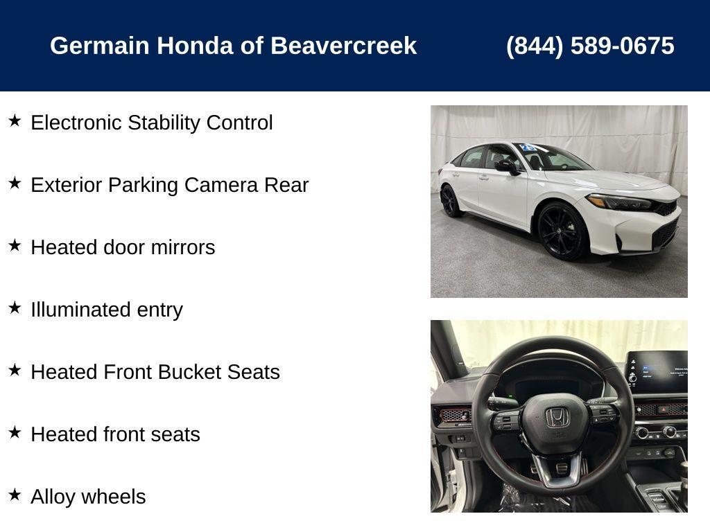 used 2025 Honda Civic Si car, priced at $32,996