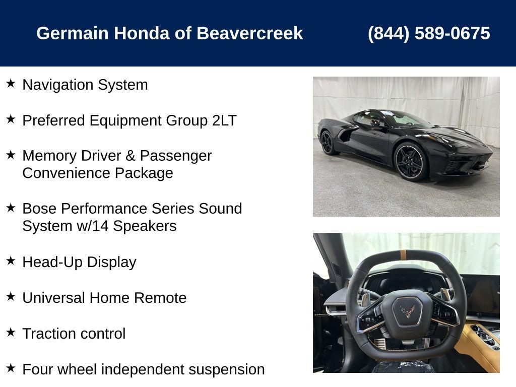 used 2024 Chevrolet Corvette car, priced at $74,996