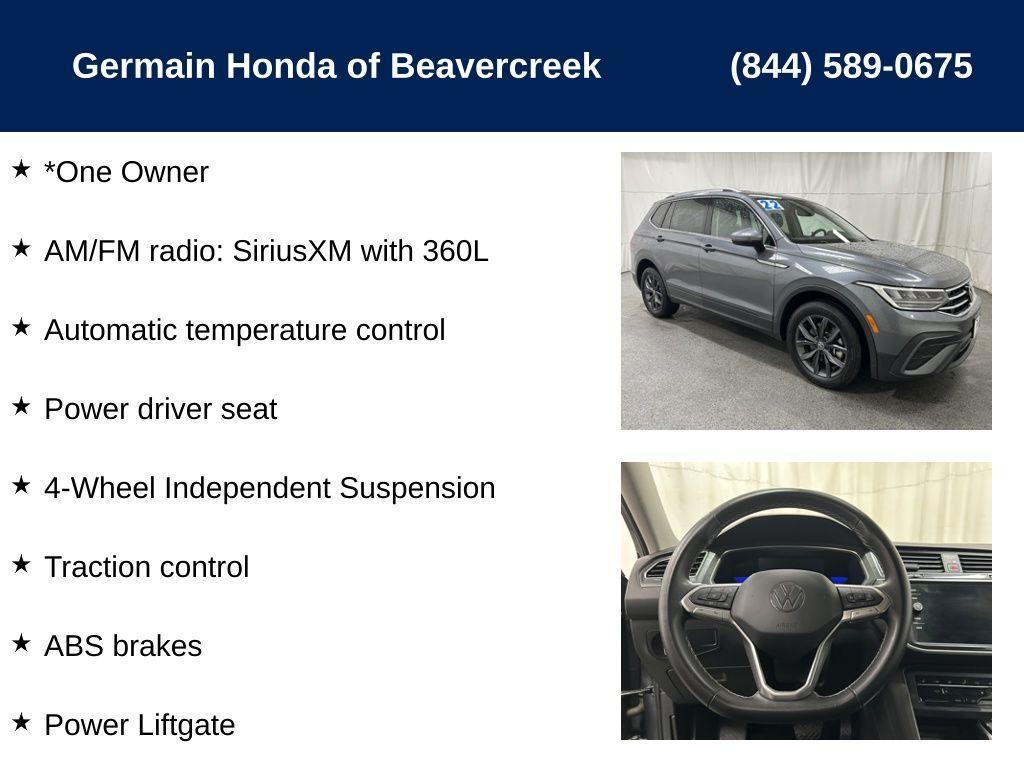 used 2022 Volkswagen Tiguan car, priced at $22,985