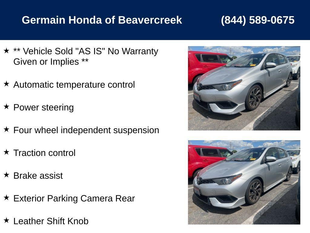 used 2017 Toyota Corolla iM car, priced at $8,996