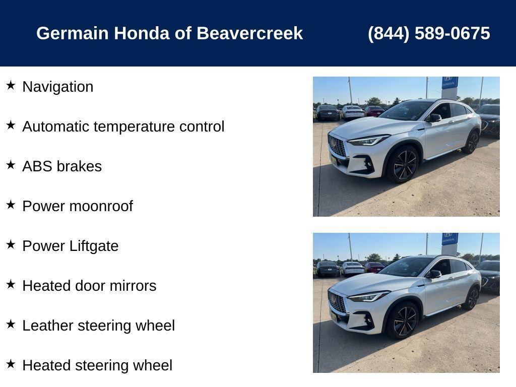 used 2023 INFINITI QX55 car, priced at $34,978