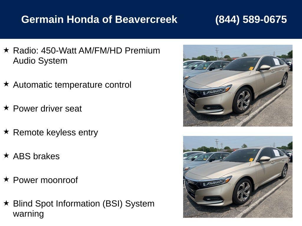 used 2019 Honda Accord car, priced at $23,767