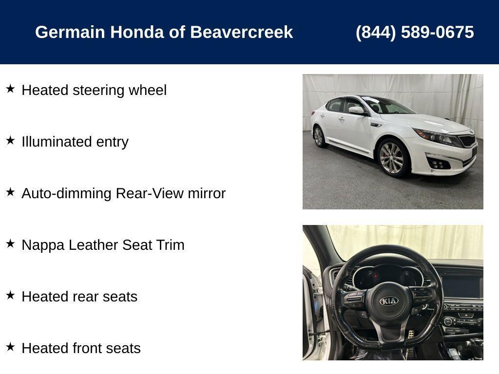 used 2015 Kia Optima car, priced at $13,666
