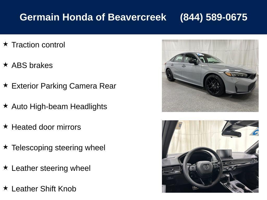 used 2025 Honda Civic car, priced at $26,996