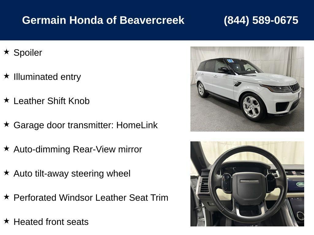 used 2018 Land Rover Range Rover Sport car, priced at $27,800
