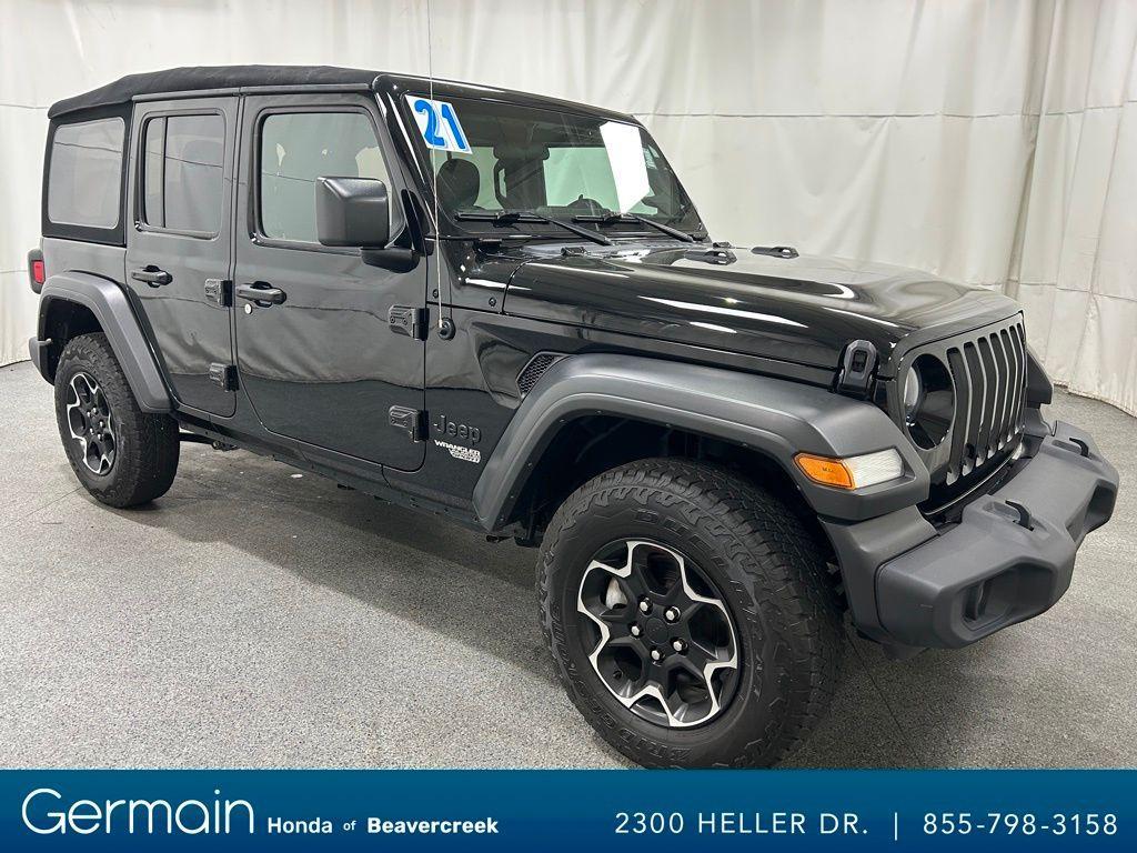 used 2021 Jeep Wrangler Unlimited car, priced at $32,500