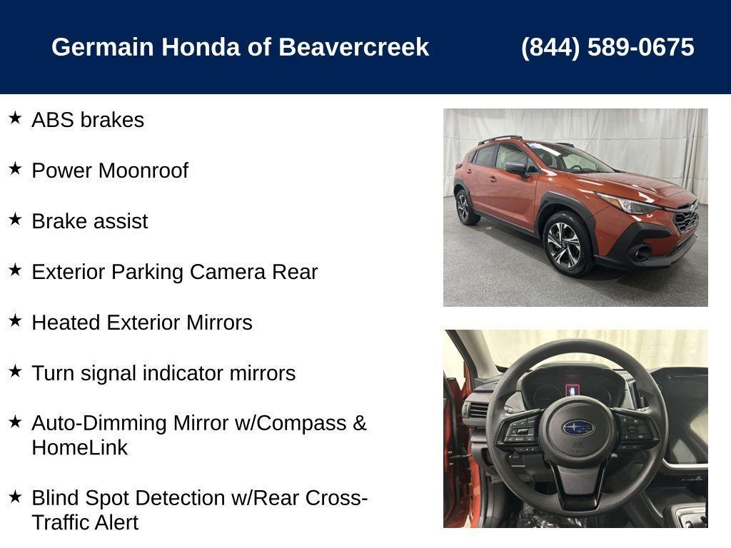 used 2024 Subaru Crosstrek car, priced at $29,024