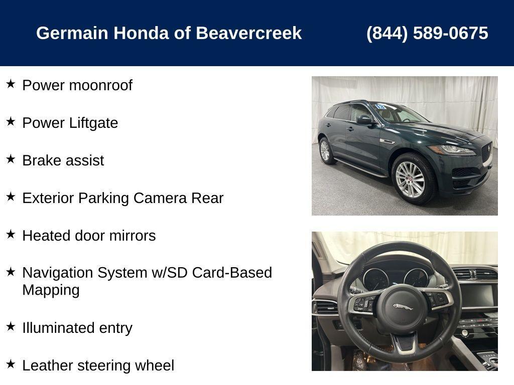used 2018 Jaguar F-PACE car, priced at $15,525
