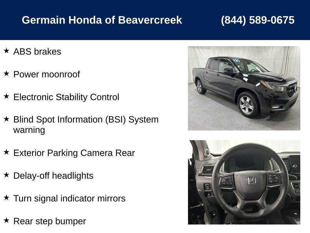 used 2025 Honda Ridgeline car, priced at $38,995