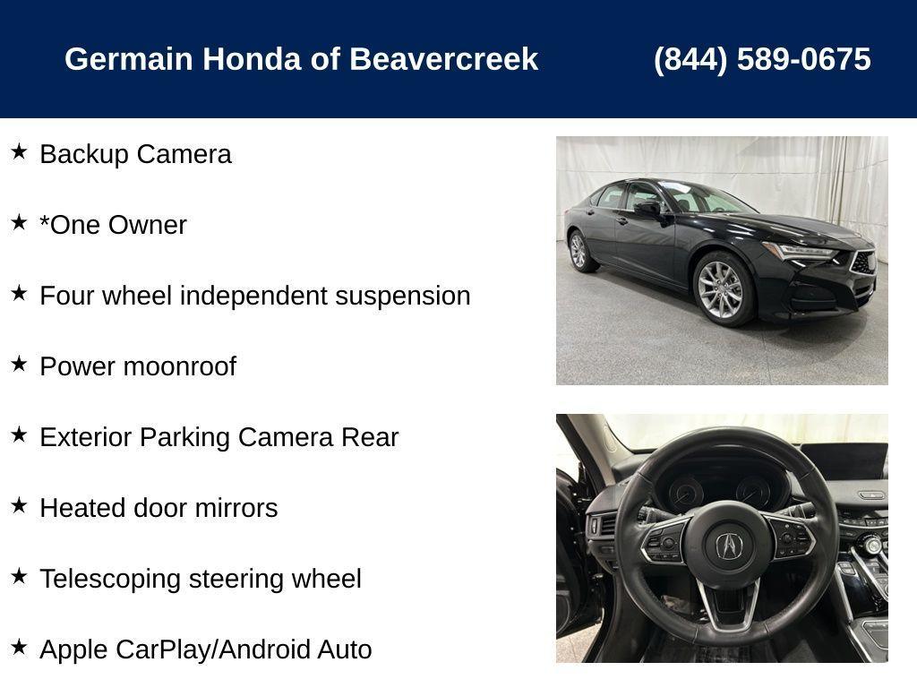 used 2023 Acura TLX car, priced at $32,655
