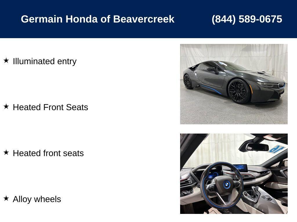 used 2016 BMW i8 car, priced at $53,985