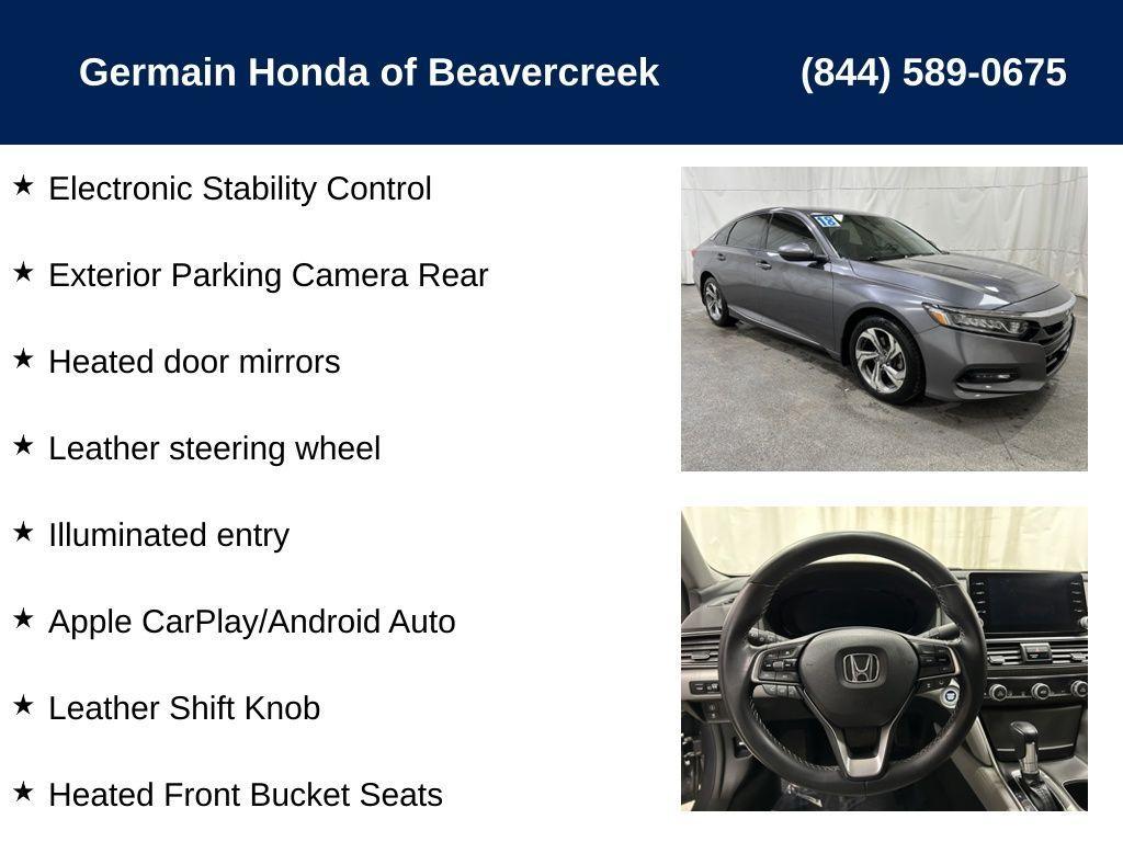 used 2018 Honda Accord car, priced at $14,881