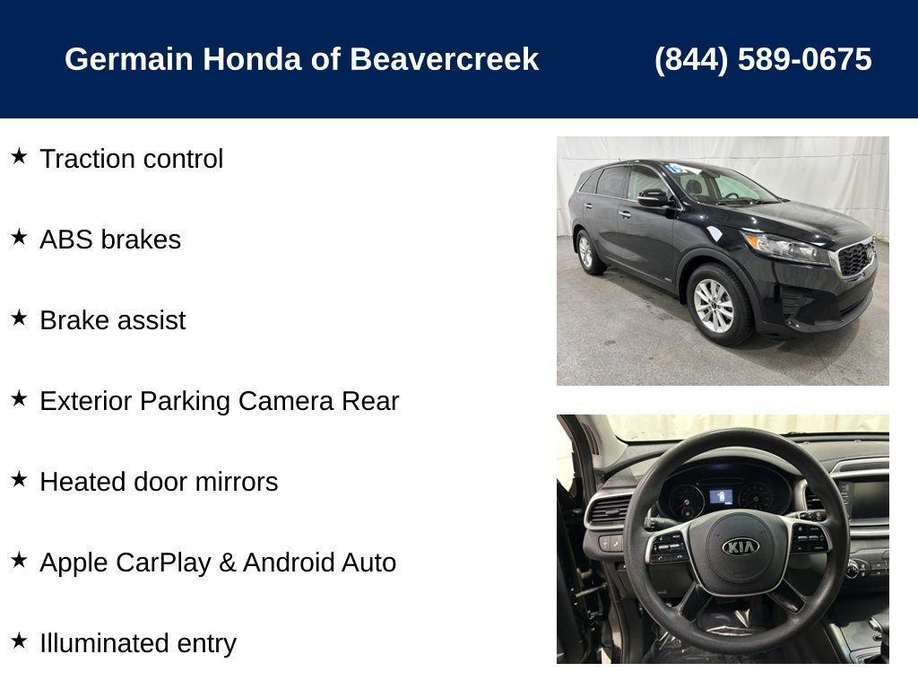 used 2019 Kia Sorento car, priced at $14,966