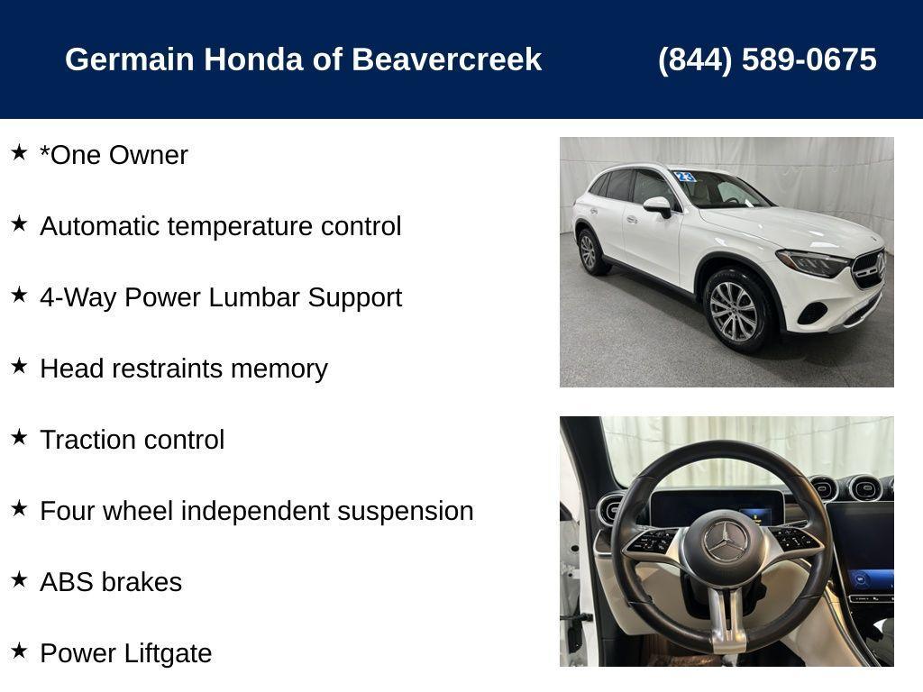 used 2023 Mercedes-Benz GLC 300 car, priced at $37,985
