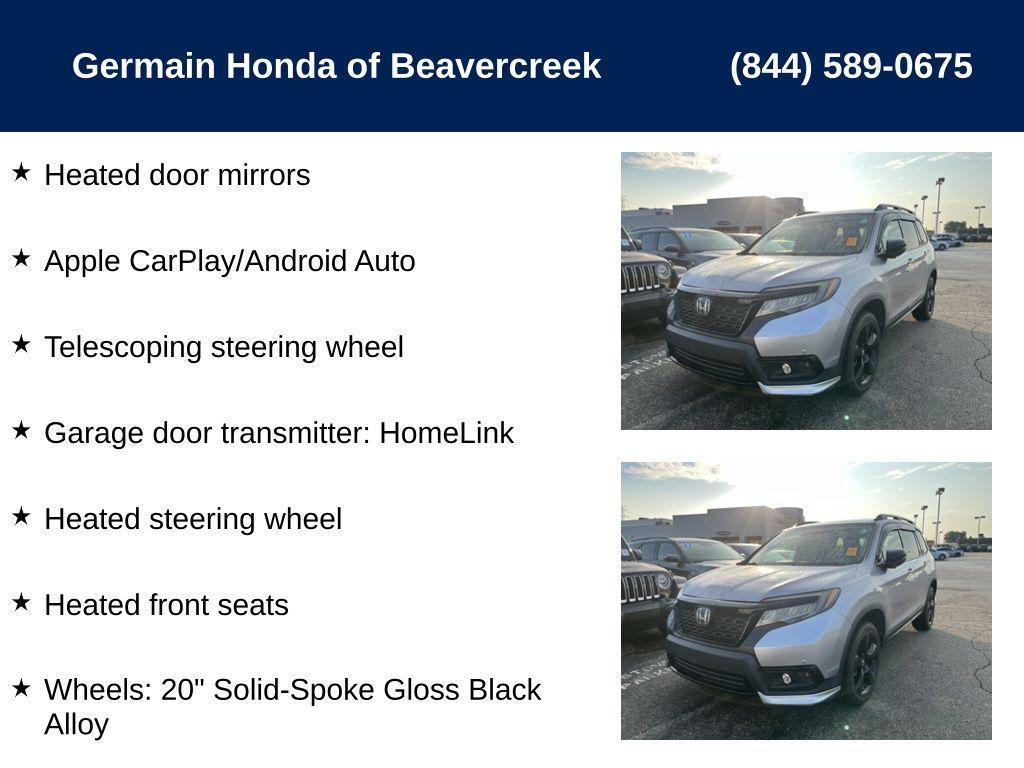 used 2021 Honda Passport car, priced at $31,725