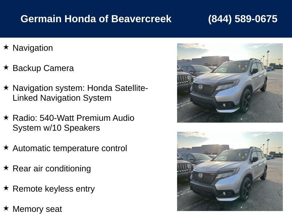 used 2021 Honda Passport car, priced at $31,725