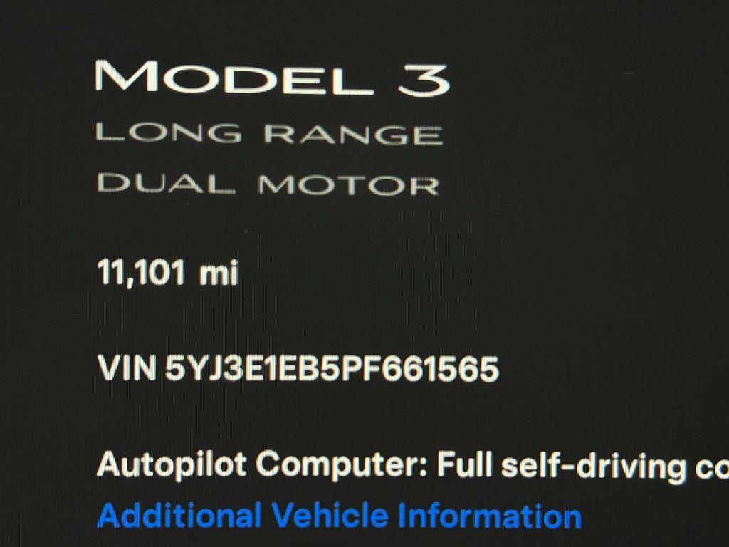 used 2023 Tesla Model 3 car, priced at $30,996