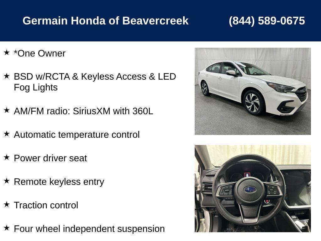 used 2024 Subaru Legacy car, priced at $24,465