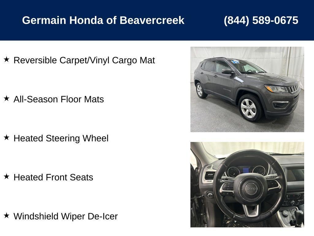used 2020 Jeep Compass car, priced at $15,822