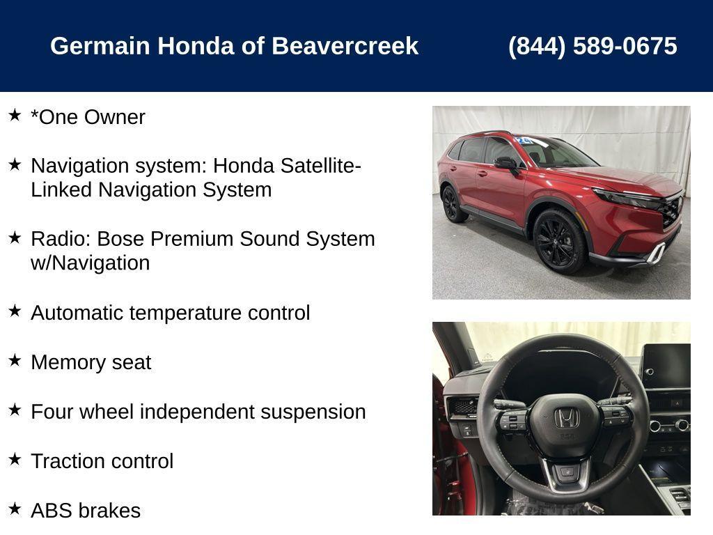 used 2024 Honda CR-V Hybrid car, priced at $37,987