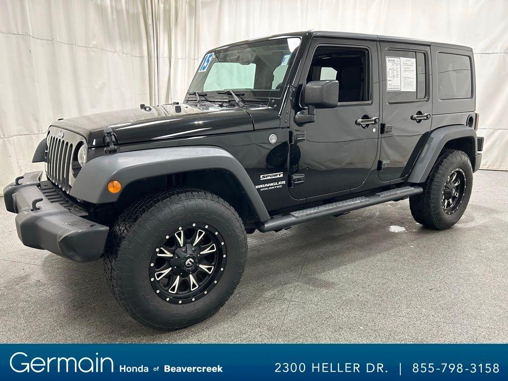 used 2015 Jeep Wrangler Unlimited car, priced at $23,973