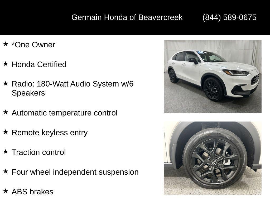 used 2025 Honda HR-V car, priced at $29,321