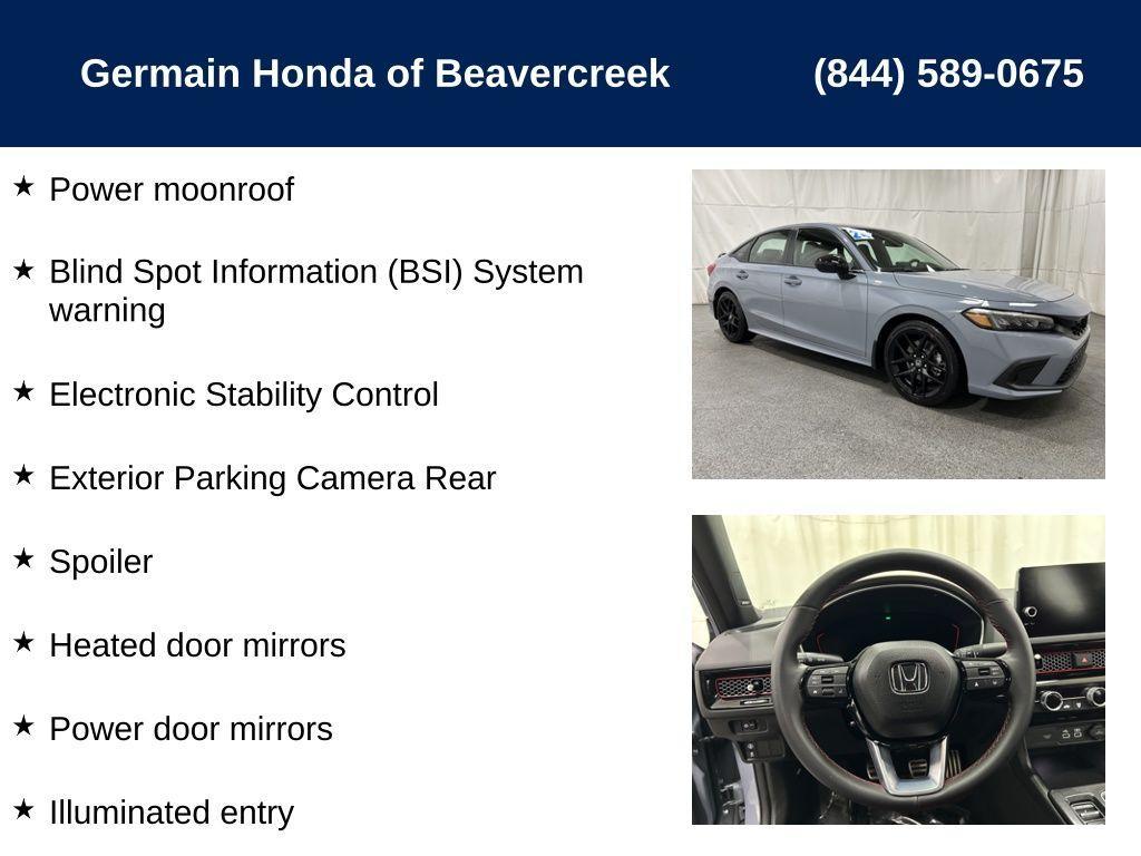 used 2024 Honda Civic Si car, priced at $34,875
