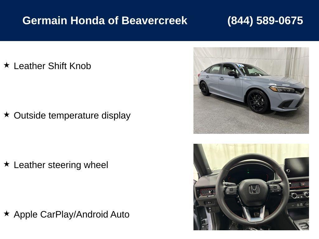 used 2024 Honda Civic Si car, priced at $34,875