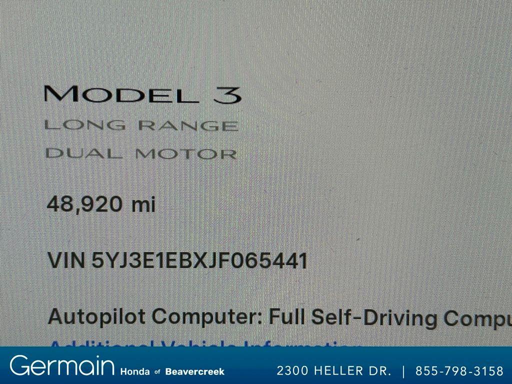 used 2018 Tesla Model 3 car, priced at $21,525
