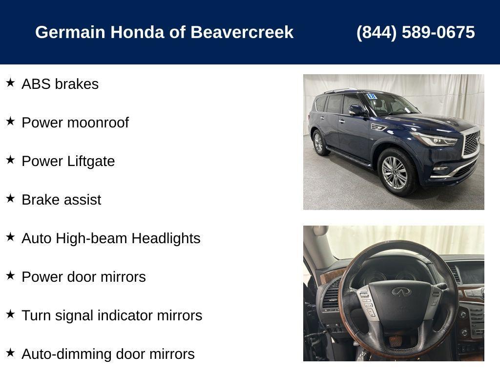 used 2018 INFINITI QX80 car, priced at $20,966