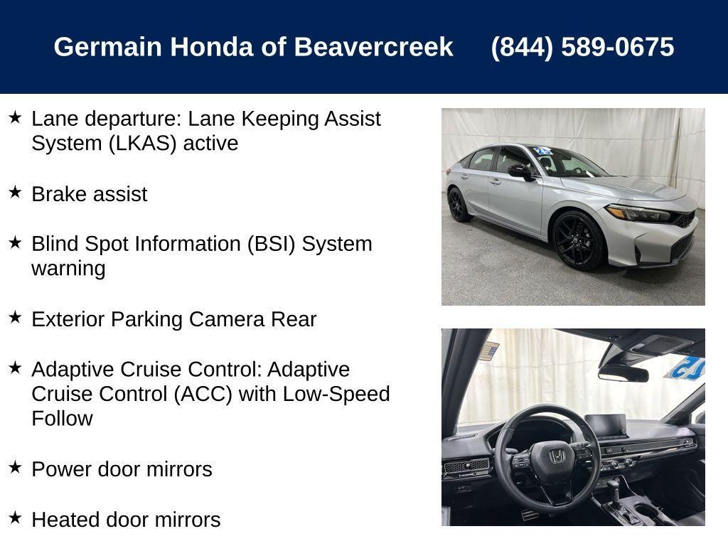 used 2025 Honda Civic car, priced at $27,336