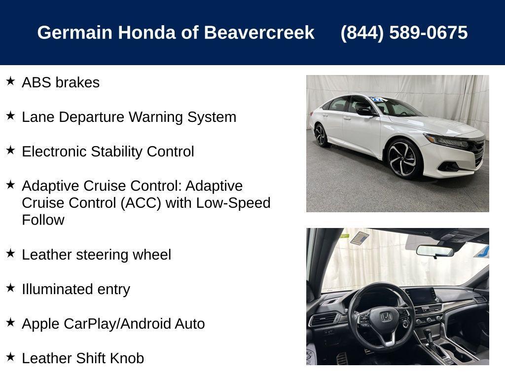 used 2022 Honda Accord car, priced at $27,962