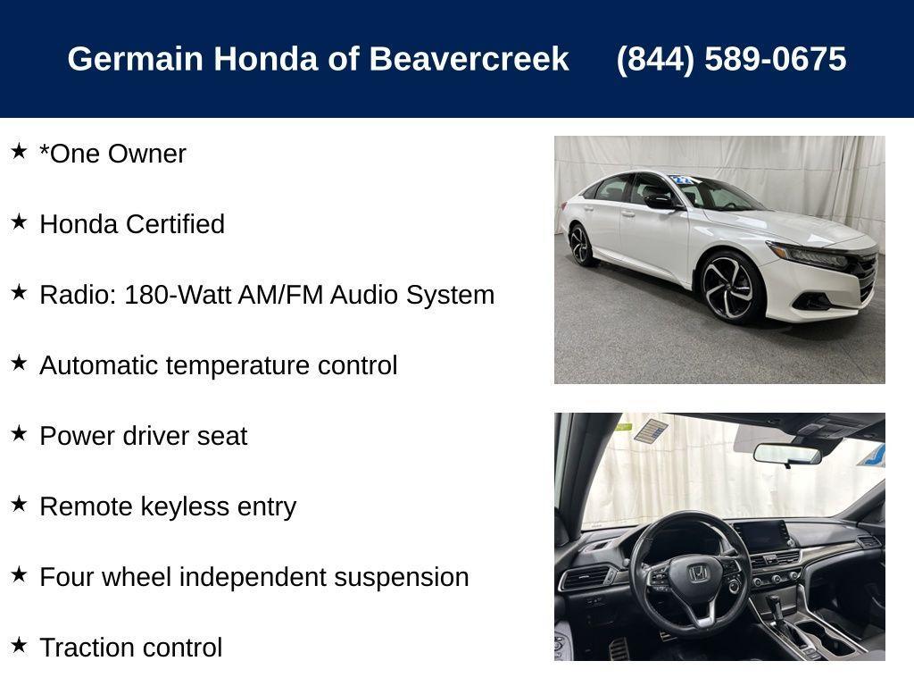 used 2022 Honda Accord car, priced at $27,962