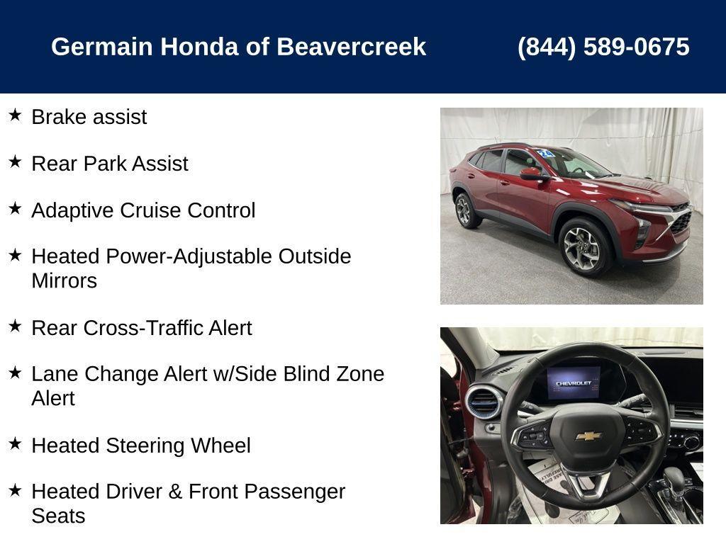 used 2024 Chevrolet Trax car, priced at $21,702