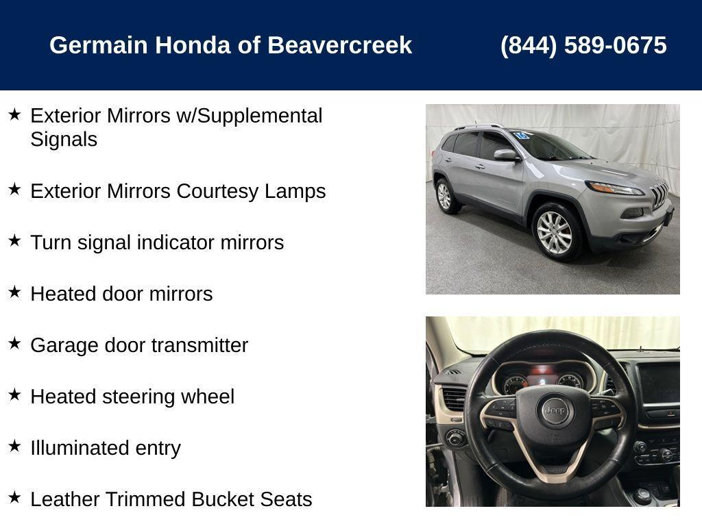 used 2016 Jeep Cherokee car, priced at $11,801