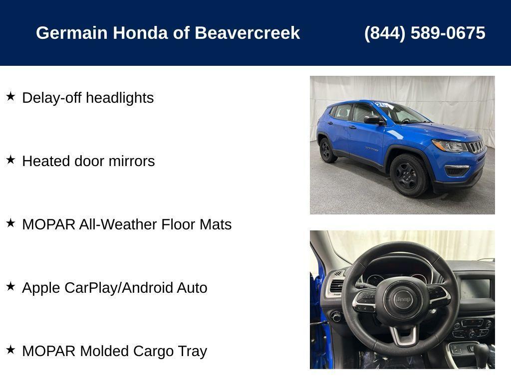 used 2020 Jeep Compass car, priced at $15,202